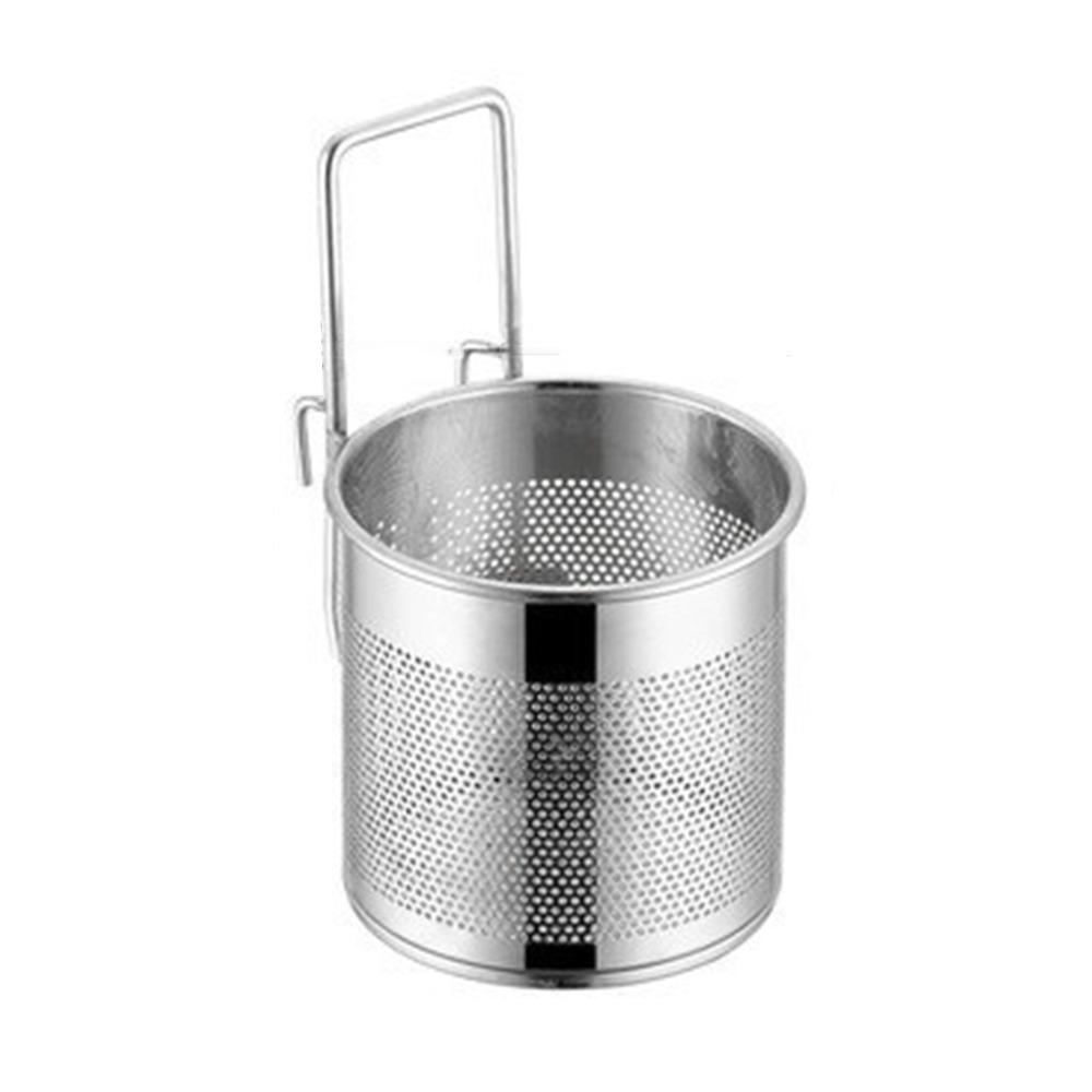 С крючком и ручкой корзина для фритюра серебристый дуршлаг для хот-пота сетчатый подвесной дуршлаг кухня
