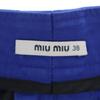MIUMIU Ankle Pants 38 Blue Women Used