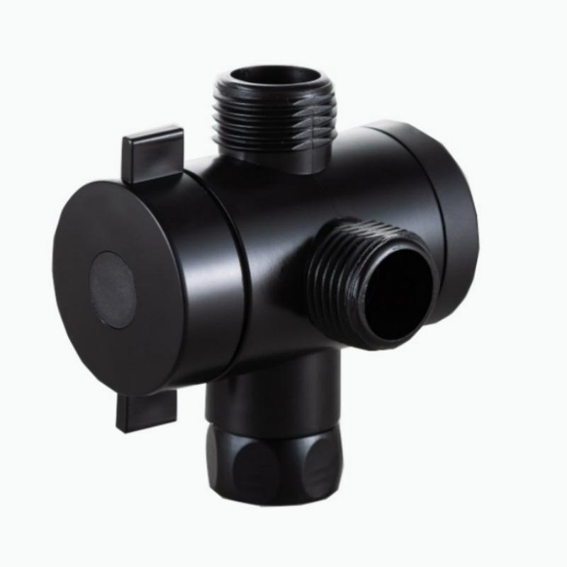 New G1/2 Inch Connector Bathroom Accessories 3 Way Adjustable Shower Head Diverter Valve 3 Mode Switch Adapter Brass 1pcs