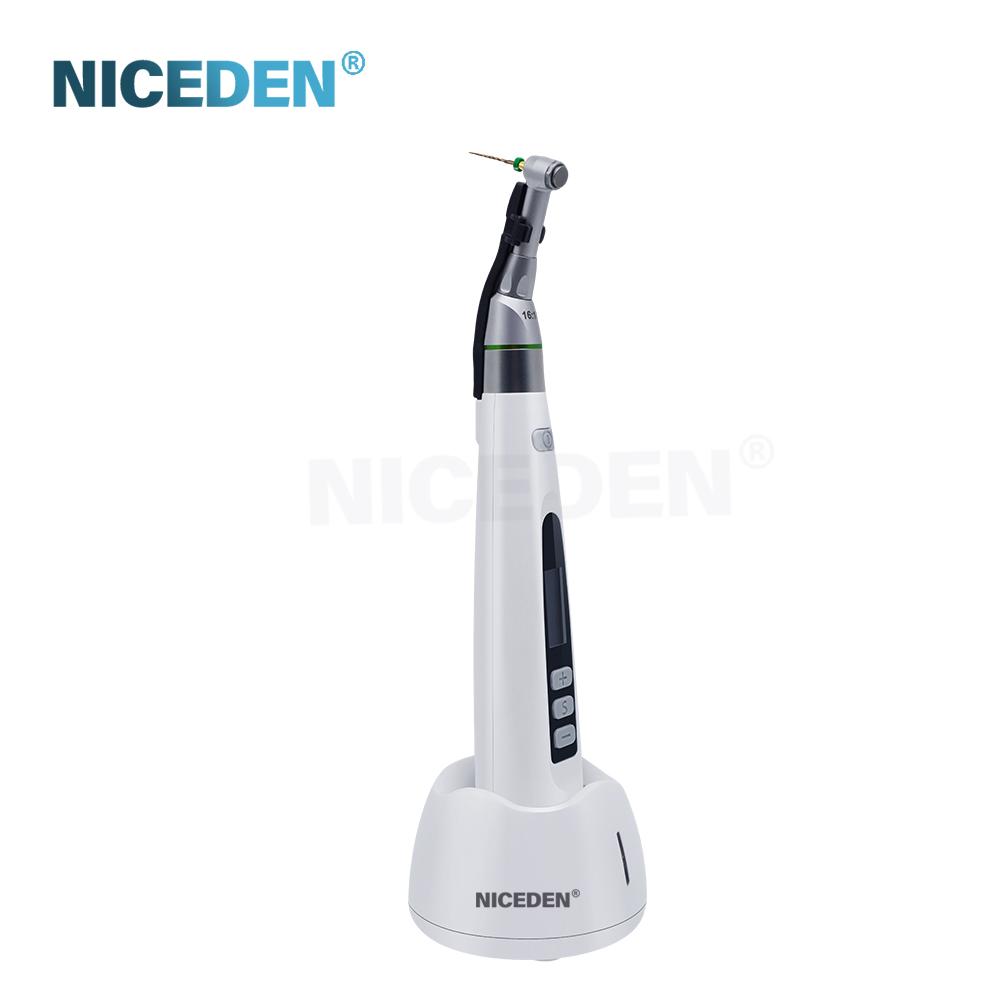 Niceden 2025 9 режимов Новый тип беспроводной стоматологический эндомотор 16: 1 Эндодонтический для стоматологического корневого канала Эндодонтический микромотор Хороший