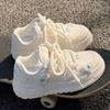 Women's Sneakers Casual Cute Flat Shoes Big Size Lace Up Sneakers Retro Shoes
