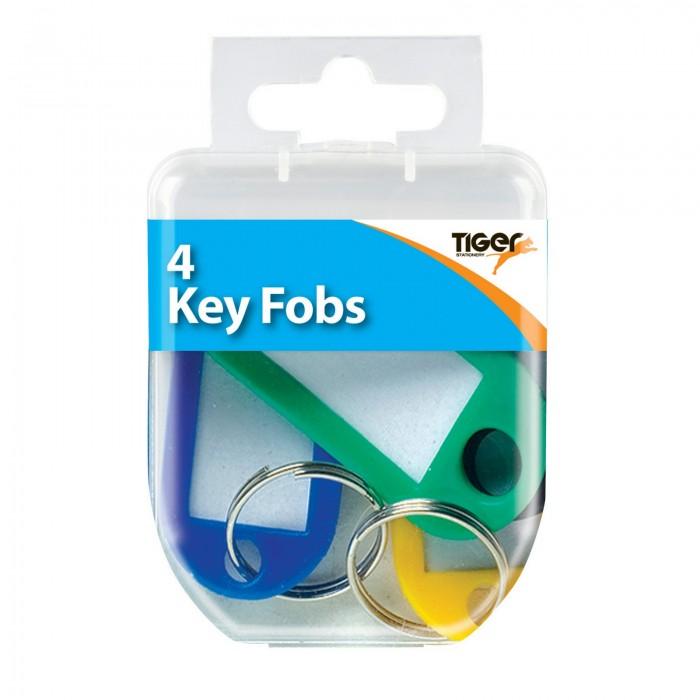 Tiger Essential Keyring (Pack of 4)