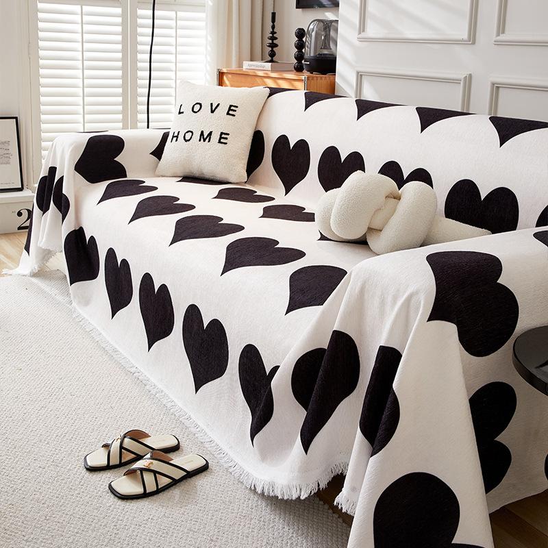 Полотенце для дивана из синели, тканевая подушка для дивана, универсальный универсальный высококачественный чехол на четыре сезона, полное покрытие, универсальный чехол