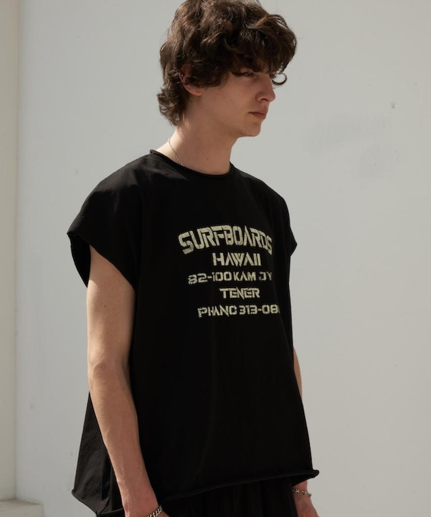TENER Surferboard Sleeveless (Black)