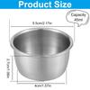 1 шт. Миска для соуса из нержавеющей стали, чашки для соуса 45/55 мл, мини-чашки для приправ для соевого соуса, барбекю, суши, вечеринки