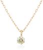18K Yellow Gold Diamond Necklace DS20095YG D-COLLECTION 0.1ct