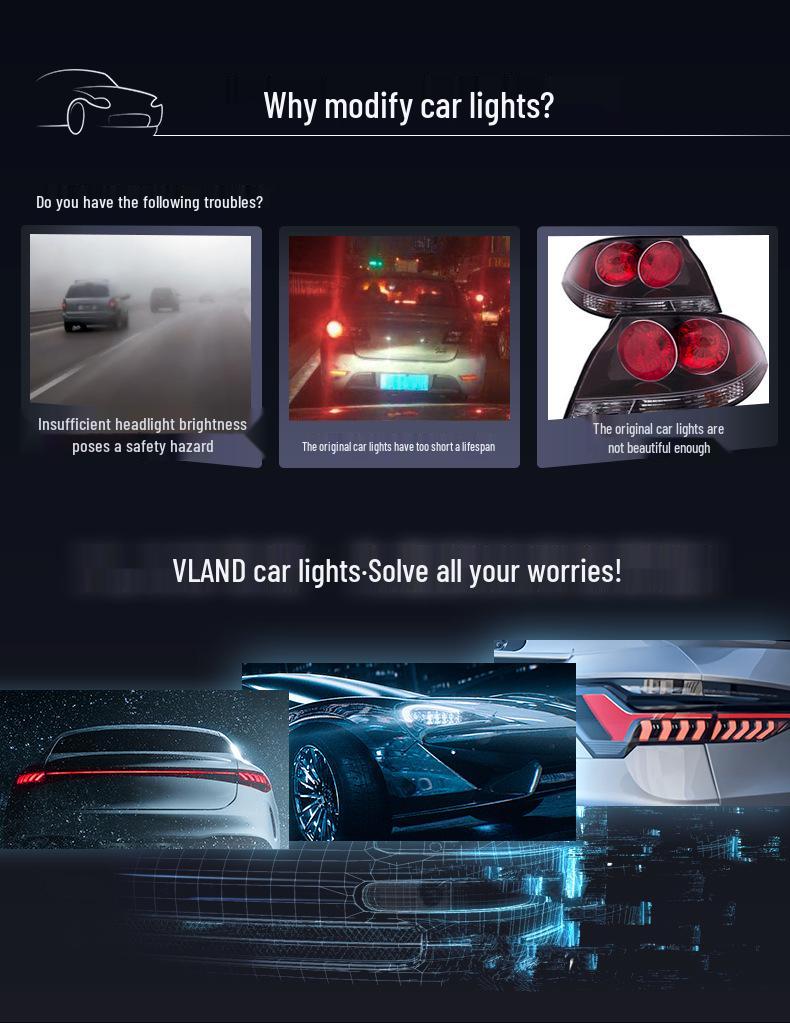 Ford F150 Raptor LED Turn Signal & Daytime Running Light Headlight Assembly