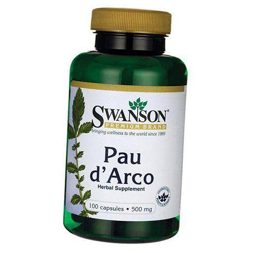 Кора По Д'арко, Pau d'Arco, Swanson 100капс (71280007)