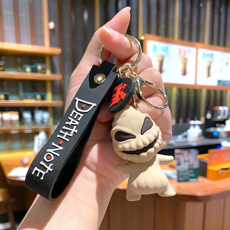 Christmas Eve Horror Halloween Keychain Pumpkin Man Skull Cartoon Doll Car Key Party Gift Pendant