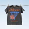 Баскетбольная футболка New York, Ретро NY Bball Уличная одежда Оверсайз Унисекс Уличная одежда Модная Хлопок Y2k Короткие рукава Классическая