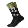 Hot Dropshipping Autumn Winter Retro Women New Art Van Gogh Mural World Famous Oil Painting Series Men Socks Funny Socks