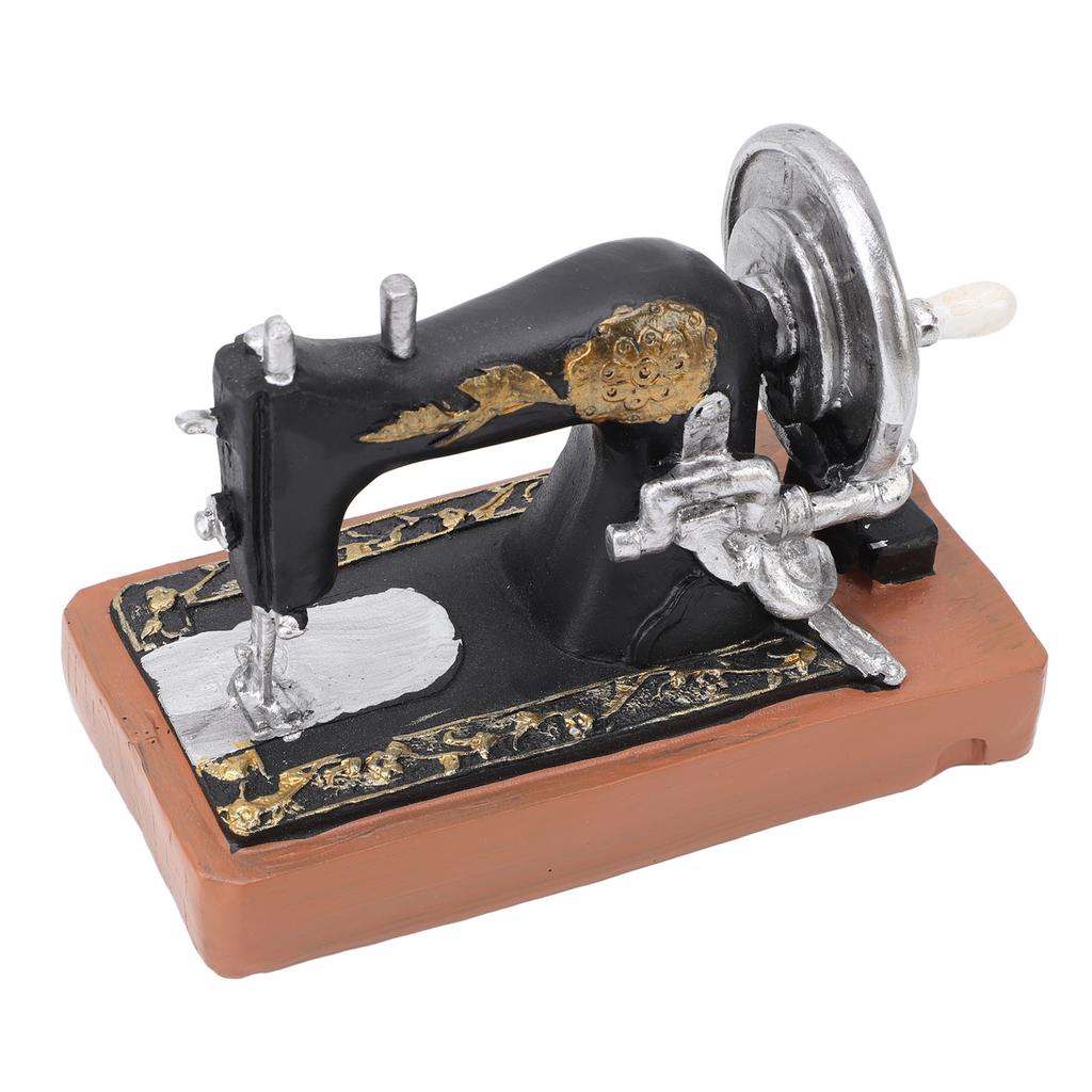 Винтажная швейная машинка, украшение в европейском стиле, ретро, смоляная мини-фигурка для швейной машинки, украшения для