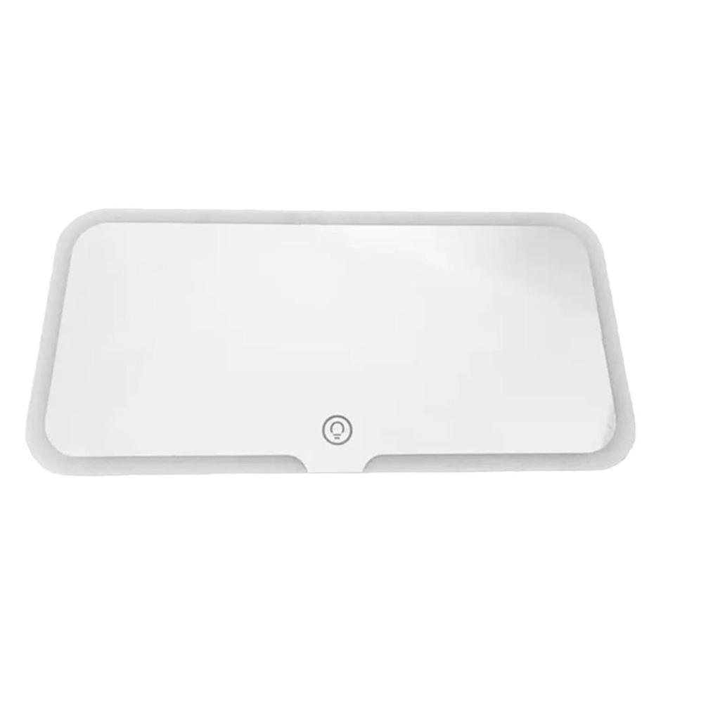 Car Sun Visor LED Makeup Mirror with Three-Color Stepless Dimming