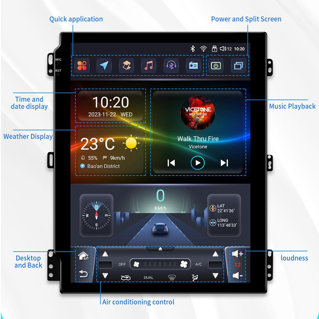 OSSURET Carplay 4G-LTE 7862 DSP 9.7'' 2 Din Android автомобильное радио для Chevrolet Cruze J300 2008 2009 2010 2011 2012 интеллектуальное мультимедиа видео GPS RDS