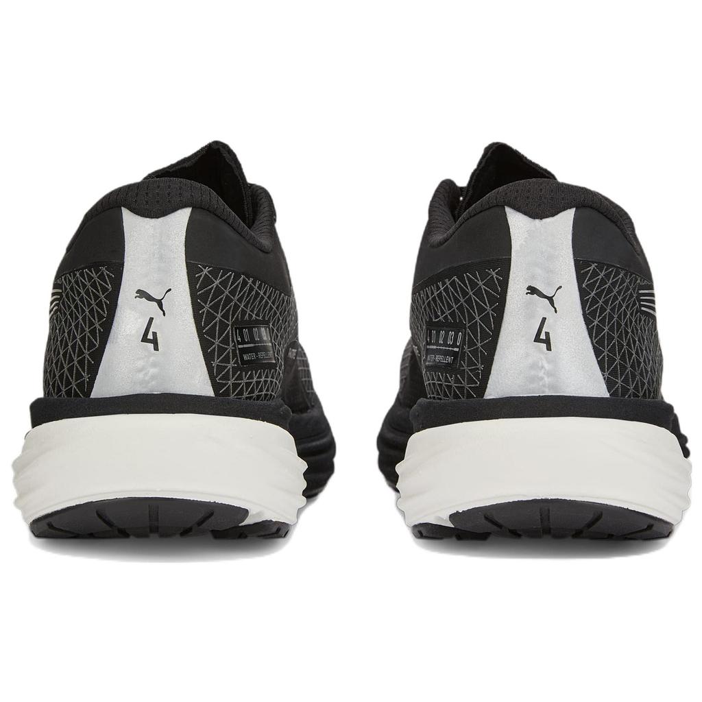 New PUMA Deviate Nitro 2 Wtr 'Black Metallic Silver' Women's 376857-01