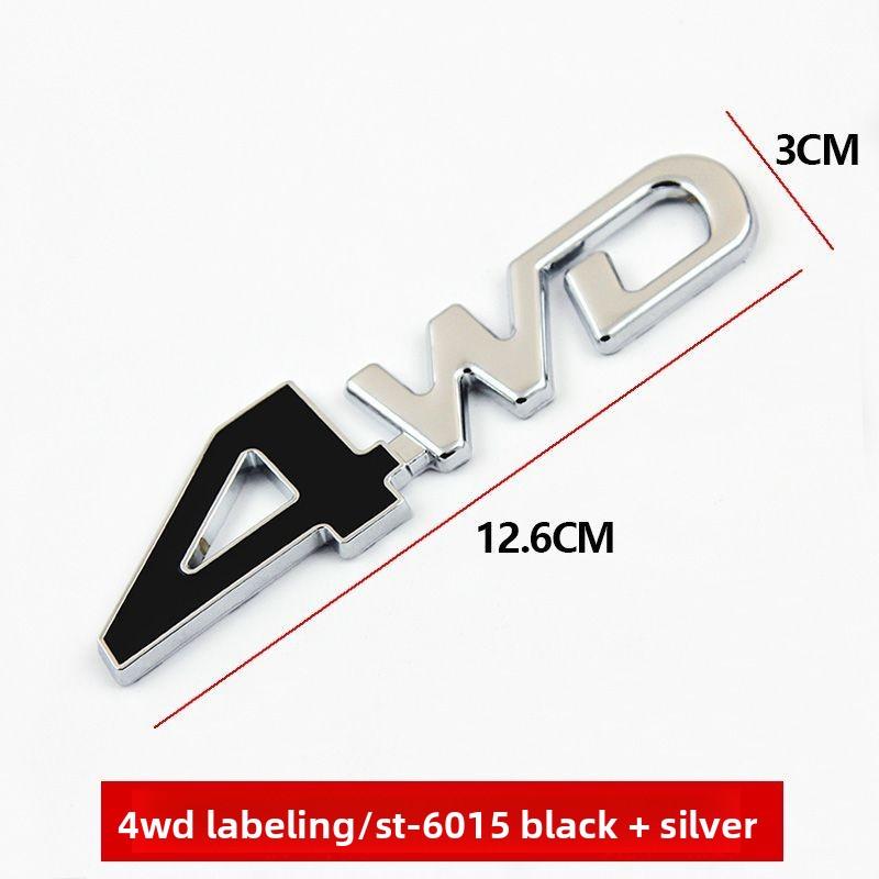 General Motors 4WD Декоративная наклейка с надписью для внедорожника, модифицированный кузов, дверь багажника, для Mitsubishi, для Jeep