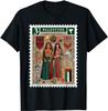 Retro Palestine Stamp Palestinian Flag Gaza Graphic Unisex TShirt