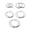 Bass Drum Hoops Batter 6 Hole Portable Percussion Sturdy Repairing Supplies Components for
