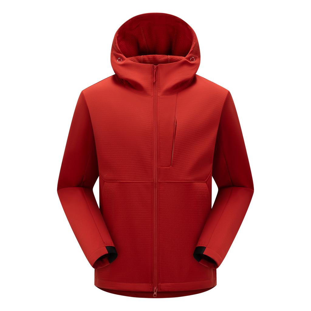 You can order soft shell jackets as a group. The same style for men and women is windproof, waterproof and breathable. It is a must for outdoor hiking