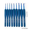 9Pcs Ergonomic Handle Crochet Hook 2MM-6MM Ergonomic Crochet Needle Long Handle Crochet Hook for Beginner Hobbyist