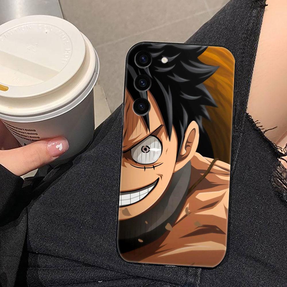 One Piece Luffy Zoro Phone Case For Samsung Galaxy S26 S25 EDGE S24 S23 S22 S21 S20 FE S10 Ultra PLUS LITE DIY Case Shell Cover