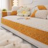 Plush Sofa Cushion Winter Non-slip Sitting Cushion Leather Sofa Set Cover Towel Cover Cloth Winter Blanket