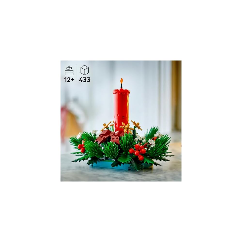 LEGO Christmas Table Decoration Toy Set for Kids Age 12 to 14 with Building Blocks and Art Elements