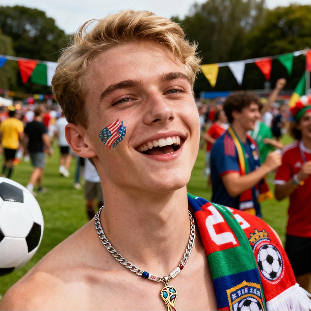 10-sheet 2026 World Cup Temporary Tattoos For Soccer Party Decorations