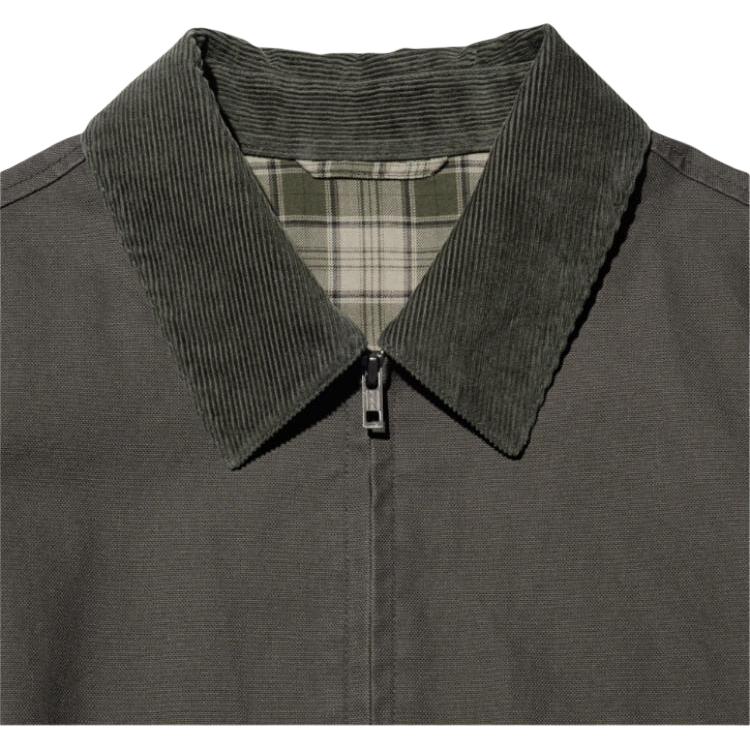 Uniqlo Куртка с лацканами в стиле колор-блок, однотонная, на молнии, свободного кроя, универсальная, модная, с длинным рукавом, унисекс, E478230-57