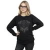 AC/DC Womens/Ladies Black Ice Sweatshirt