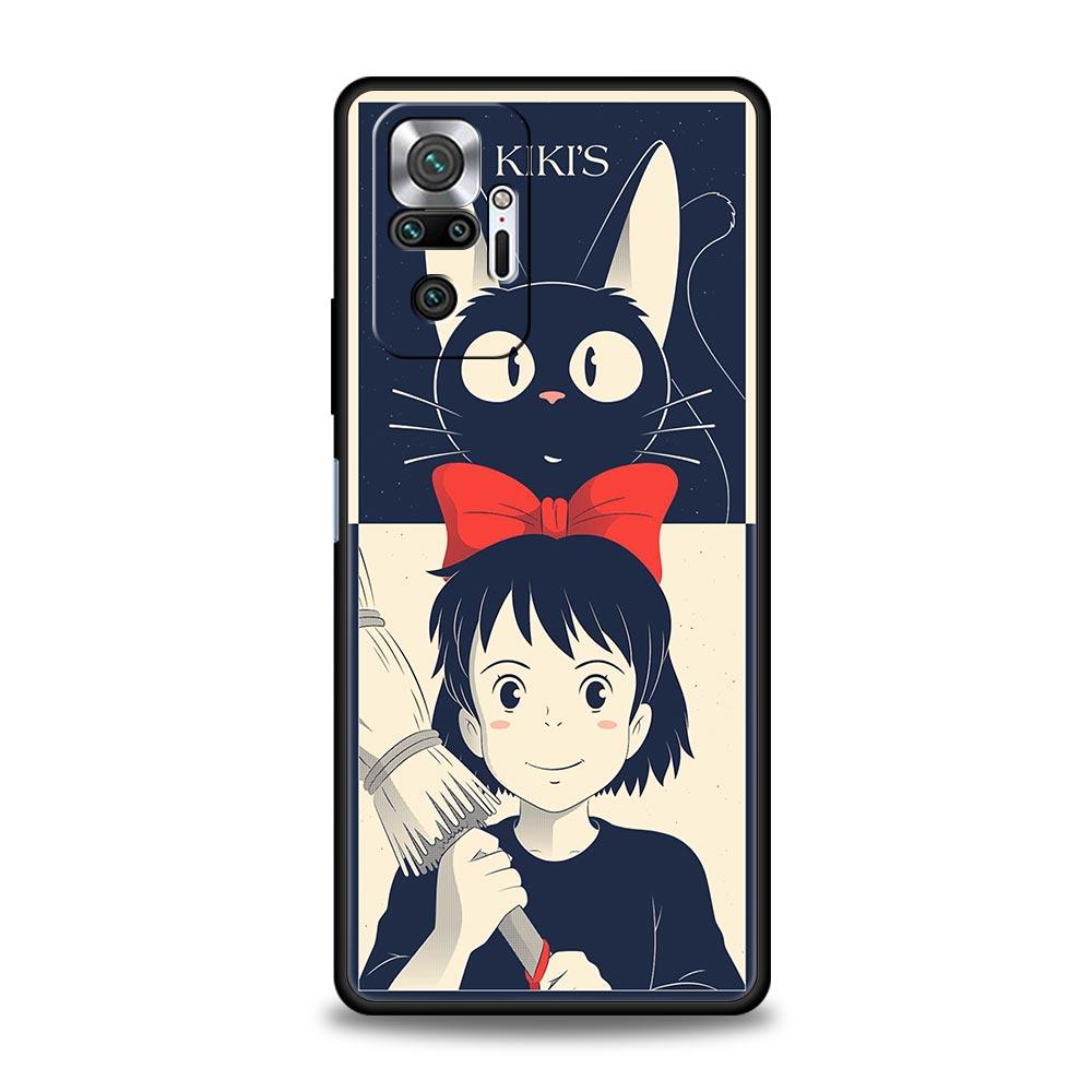 Totoro Spirited Away Miyazaki For Xiaomi Redmi Note 11 10 8 Pro Case 10S 9S 9 9T 8T 9C 9A 8A 7 K40 Gaming K50 11T 5G Phone Cover