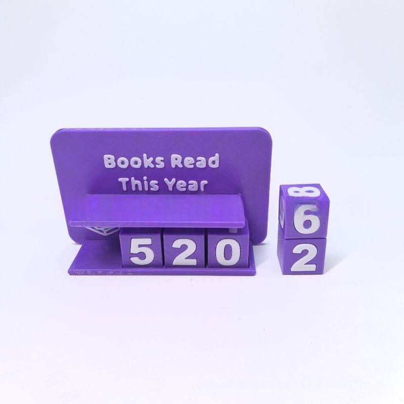 3D Книга Счетчик Прочитанных Книг Украшение Книжной Полки Счетчик Книги Прочитанные в Этом Году Лучшие Подарки для Читателей Учителей Студентов