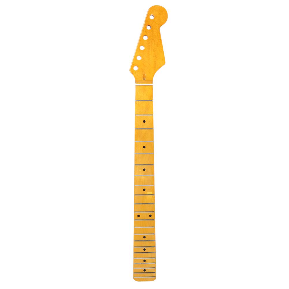 Guitar Neck with 22 Fret Electric Canada Maple Rosewood Fingerboard Repalcement for Fender