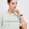 Navigare Women's Striped Color-Block Short-Sleeve Blouse