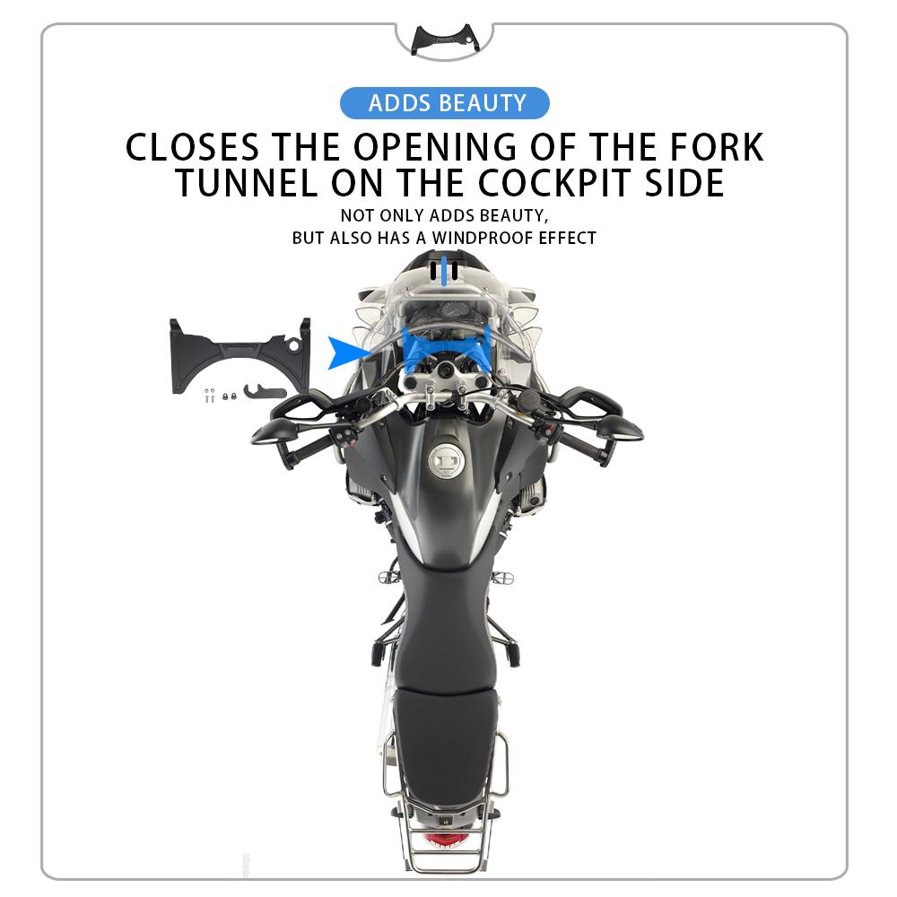 Для BMW R1200GS R1250GS LC ADV Adventure 2013-2025 Мотоцикл Кокпит Обтекатель Защита вилки Дефлектор восходящего потока Аксессуары для мотоцикла