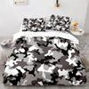 Camouflage 3D Comfortable Duvet Quilt Cover Pillowcase Bedding Set Children Bedroom Decoration Home Textile