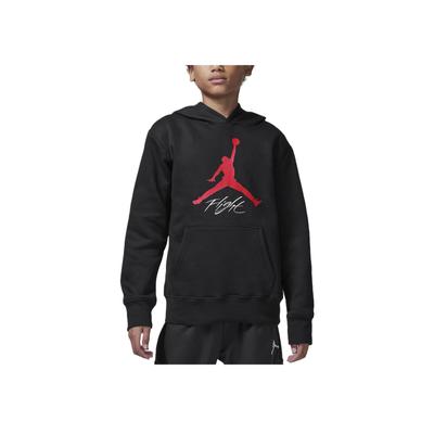 Jordan Jumpman Baseline Soft Comfortable Simple Hoodie Детские толстовки с капюшоном черного цвета HQ7141-010