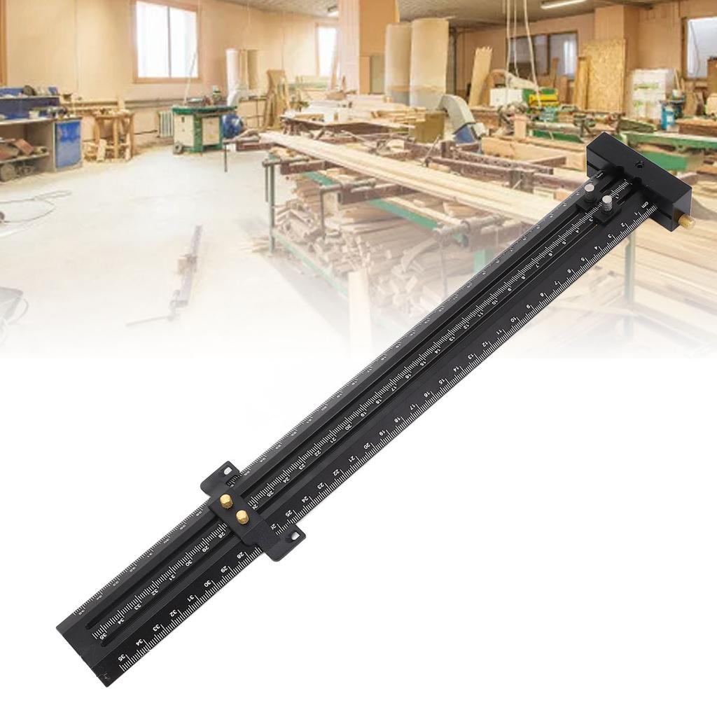 Т-образная линейка из металла, алюминиевого сплава, двойная игла, деревообрабатывающая линия, чертеж, параллельная вертикальная чертёжная линейка