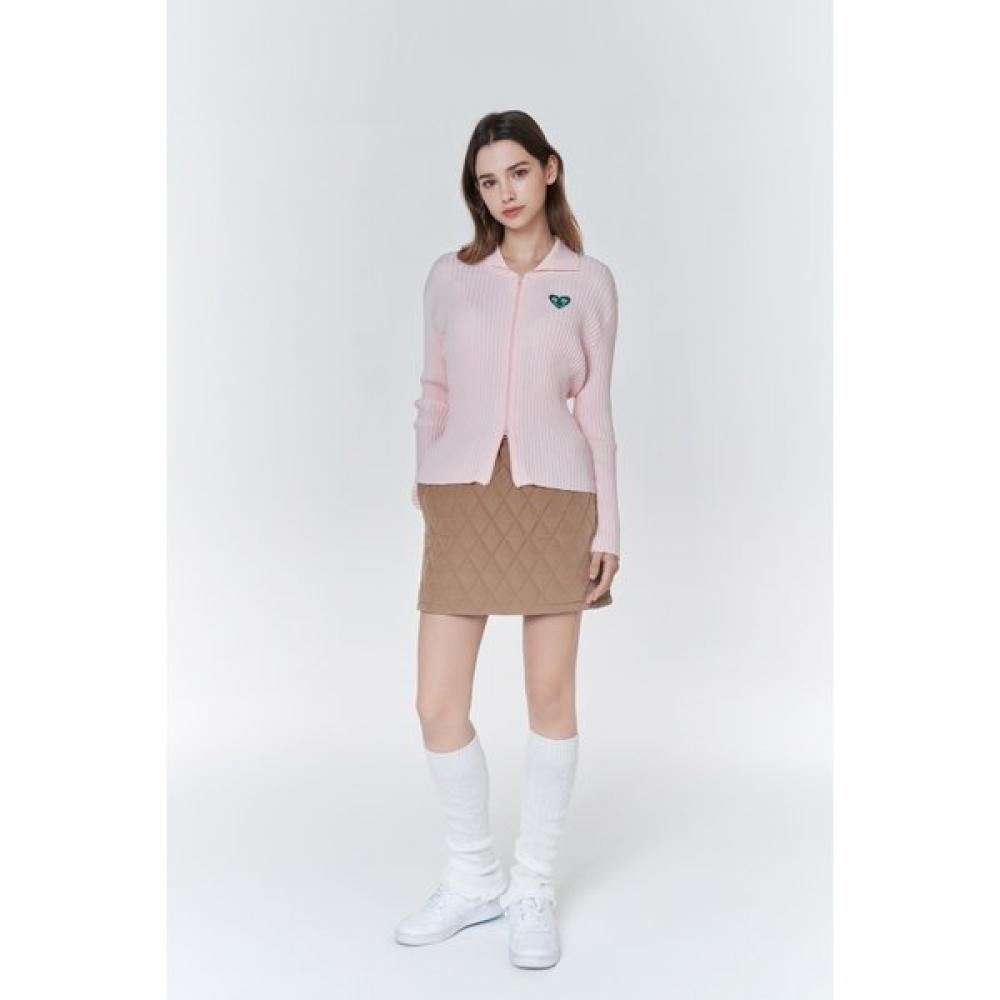 Goxo Quilted Mini Skirt Warm Fit Heart Attack