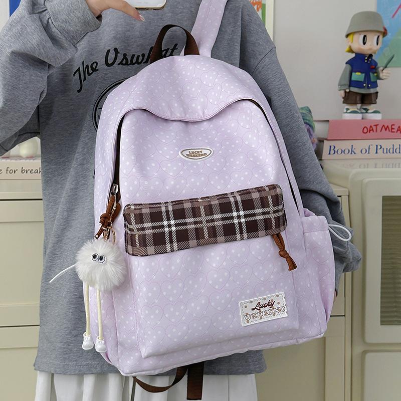 Школьные сумки Schoolbagins литературная и свежая клетчатая школьная сумка для девочек высокая стоимость студенческий стиль ученики средней школы классная дорожная сумка