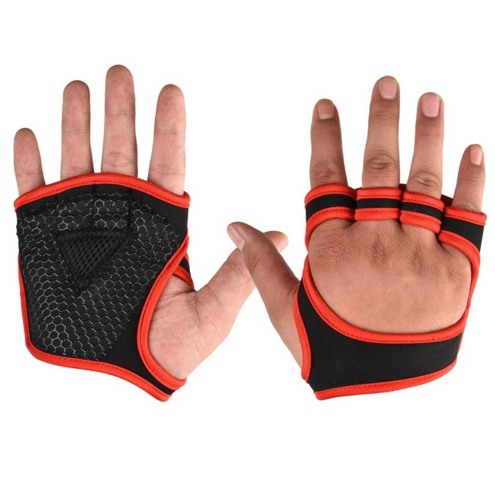 Wrist Support Gym Gloves Sturdy Half Finger Gloves New Weightlifting Supply  Body Building