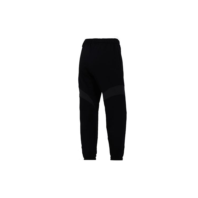 Nike As W Nsw Air Flc Mr Jggr Logo Embroidered Color Block Knitted Sports Joggers Women Joggers Black DD5420-010