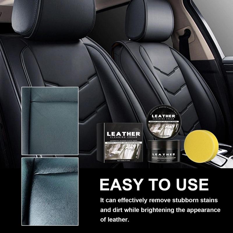 Car Leather Conditioner 100g Leather Balm Repair Balm Restores Leather Surfaces Leather Restorer For Purses Shoes Furniture Car