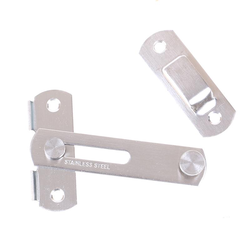Guard Latch Bolt Sliding Window Door Lock Handle Stainless Steel Safety Chain
