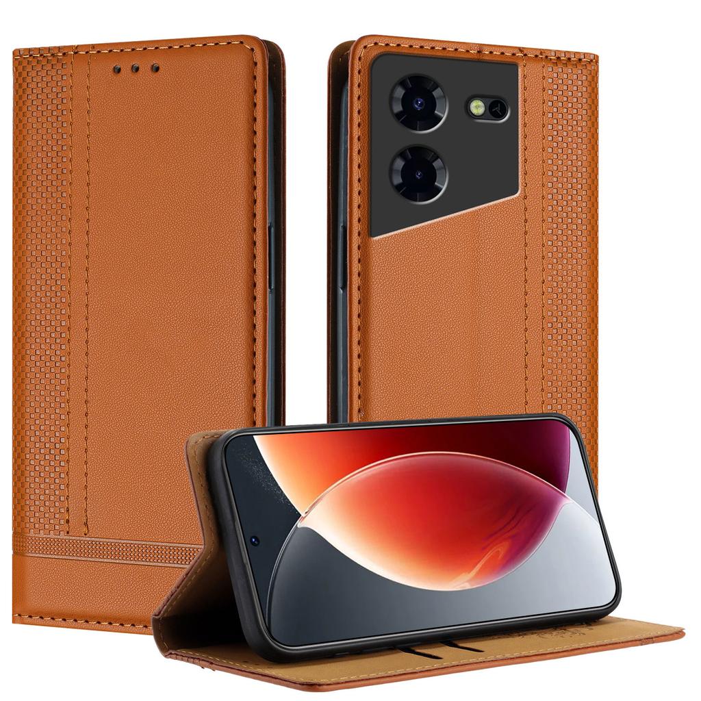 Litchi Grain Emboss Leather Book Case for Tecno Series,Camon 19,Camon 19 Pro 5G,Camon 19 Neo,Spark 9,Pova Neo 2,Pova 4,Pop 7,Spark Go 2023,Spark 10C..
