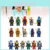 16pcs Ninjago Mini Toy Building Block Set Early Education Toys Kids Durable Gift