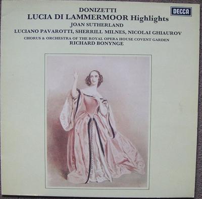 Виниловая пластинка ГАЭТАНО ДОНИЦЕТТИ, ДЖОАН САТЕРЛЕНД, - Lucia Di Lammermoor Highlights SET559 Decca 1973 Великобритания Классика Б/у