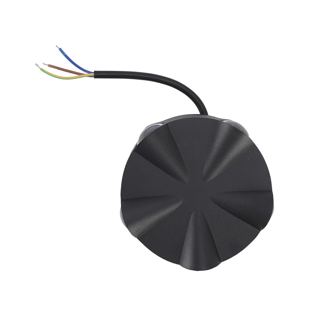 Wall Sconce LED Simple Round Aluminum Outdoor Waterproof Black Wall Light 5W 5LED Five Sides