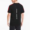 Puma X Ferrari Casual Colorblock Logo Short Sleeve T-Shirt Men Tops Black 597946-02