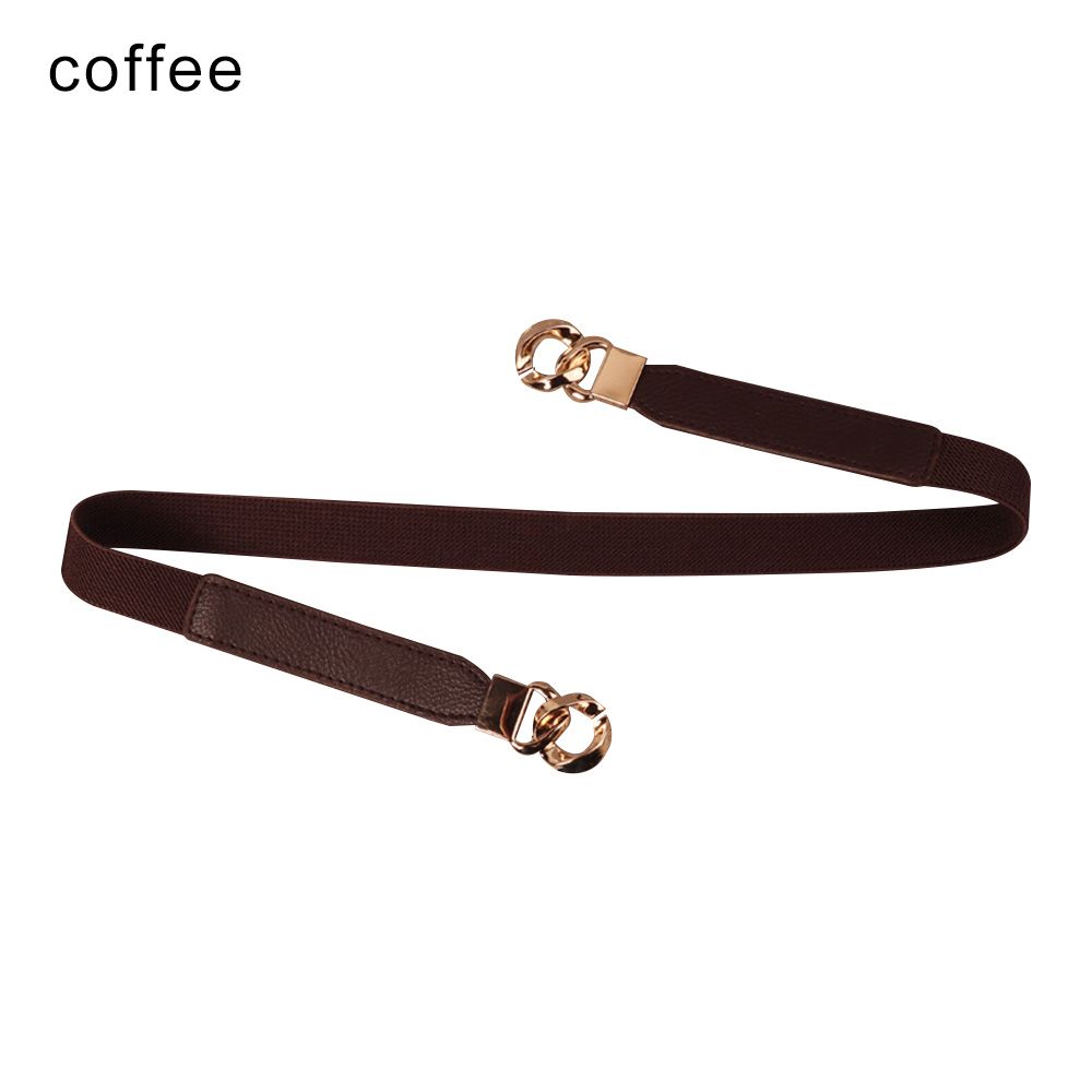 Punk Women Adjustable Decorative Waistband Stretch Elastic Belts Waist Strap